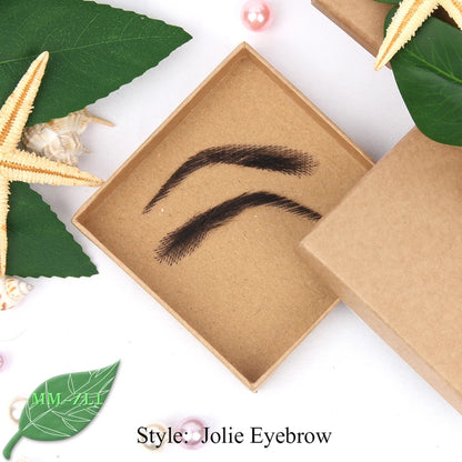 PAGEUP Women/Man's Eyebrows Hair Eyebrows Six Style Jolie Style Artificial Weaving Lace Workers' Hair Braided Eyebrow Wigs