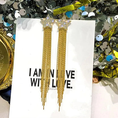 New Fashion Trend Unique Design Elegant Delicate Zircon Butterfly Tassel Earrings For Women Jewelry Wedding Party Premium Gifts