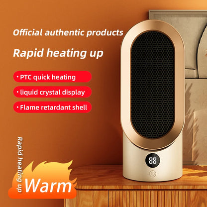 Portable Heater Electric Fan Heater Mini Radiator Desktop Warmer Machine For Winter PTC Ceramic Heating For Home Bedroom Office