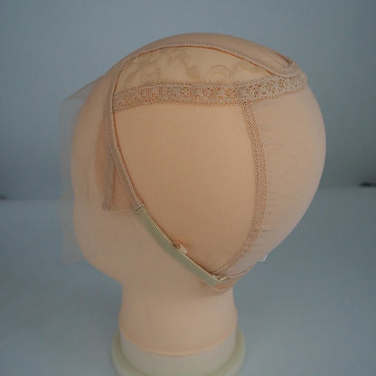 2X6 INCH T tape Lace Wig Caps for Making middle U part lace  wigs