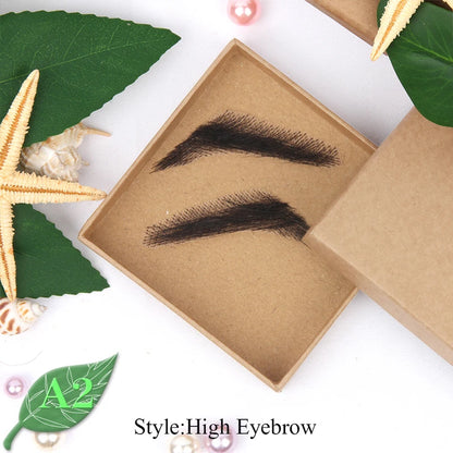 PAGEUP Women/Man's Eyebrows Hair Eyebrows Six Style Jolie Style Artificial Weaving Lace Workers' Hair Braided Eyebrow Wigs