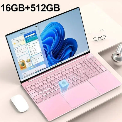 15.6" Portable Laptop Windows 11 32GB Ram DDR4 2TB SSD  Notebook Pc Gamer Intel N5095 Office Computer with Backlit Fingerprint