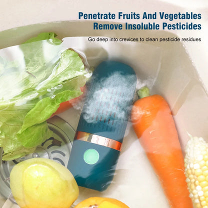 Portable Washing Capsules Vegetable Washers Fruit Machine Disinfection Food Purifier Disinfect Vegetables Disinfector Cleaner