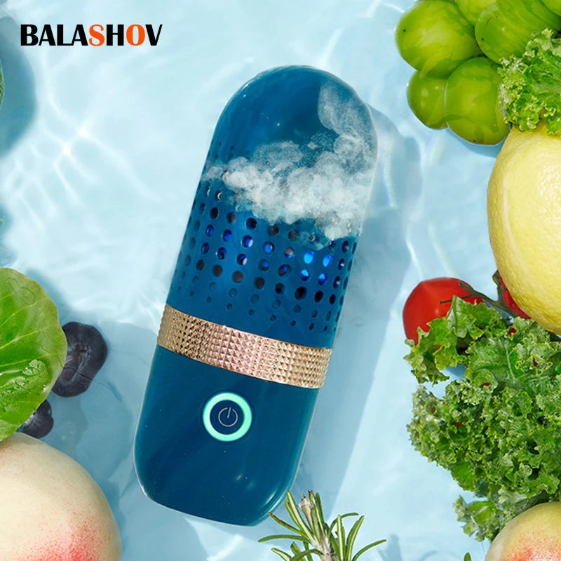 Portable Washing Capsules Vegetable Washers Fruit Machine Disinfection Food Purifier Disinfect Vegetables Disinfector Cleaner