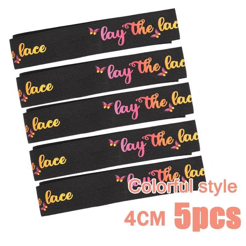 Elastic Bands For Wig With Ear Cover 3/5Pcs Melting Edge Band For Wigs Babys Hair Edges Control Band For Keeping Wigs In Place