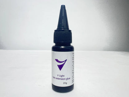 V-Light Hair Extension Wig glue 20g UV light glue V-light Traceless tool for tape Hair Extension Fast Grafting Tool