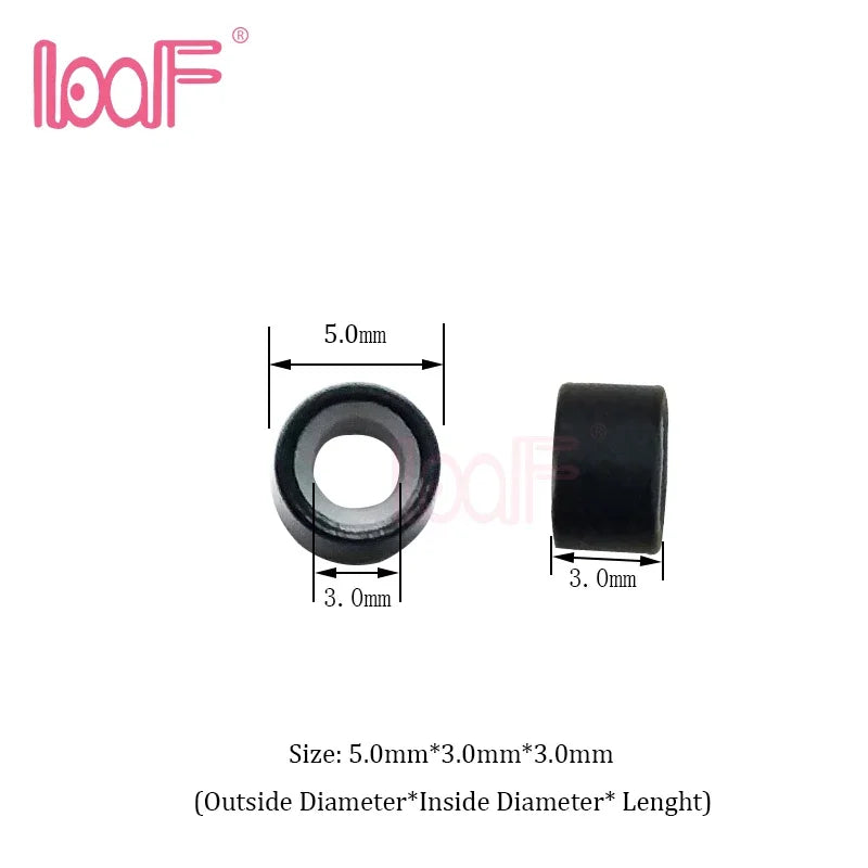 LOOF 5000pcs/color 5mm silicone hair microring links beads for Hair Extensions tools 8 Colors available