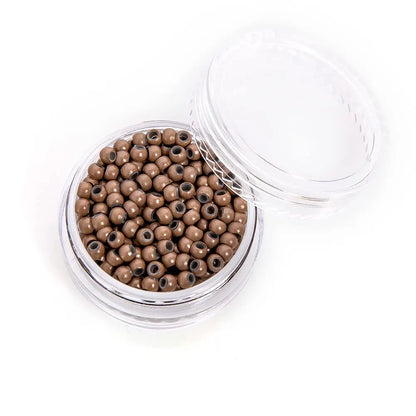 500Units Nano Micro Ring With Silicone Hair Nano Rings 4.0mm Nano Micro Beads Micro Hair Ring Mini Human Hair For Nano Rings