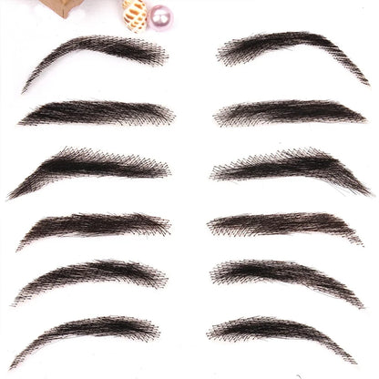 PAGEUP Women/Man's Eyebrows Hair Eyebrows Six Style Jolie Style Artificial Weaving Lace Workers' Hair Braided Eyebrow Wigs